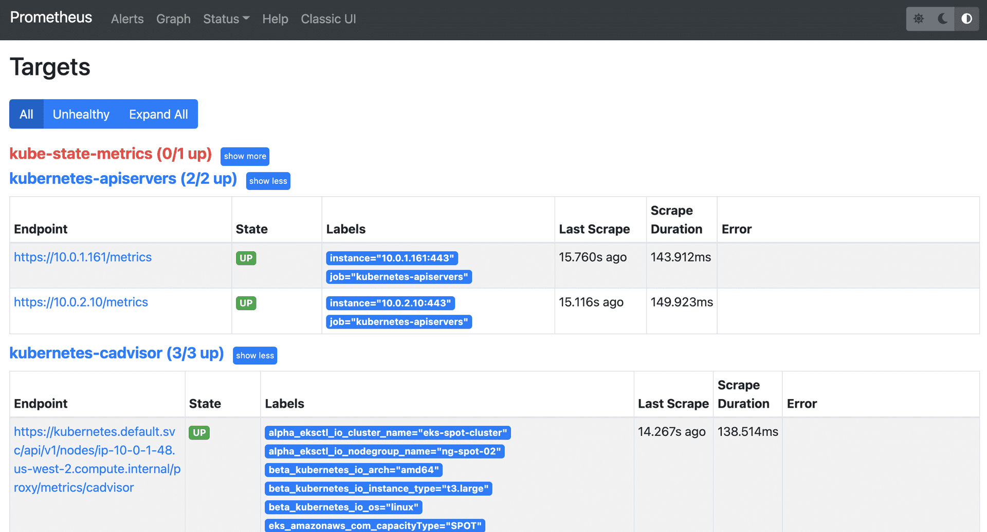 Monitoring - Prometheus